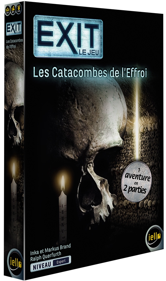 Exit les Catacombes de l'Effroi, idéal comme jeu de société Halloween pour faire frissonner les plus grands !